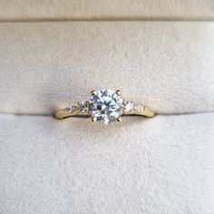 1-0-ct-round-pave-setting-d-vs1-lab-grown-diamond-engagement-ring Lab Grown Diamond Engagement Ring, Slim Style, Zierlicher Ring, Types Of Diamonds, Dream Engagement, Bridal Ring Sets, Lab Grown Diamonds Engagement, Ring Moissanite, Moissanite Wedding Bands