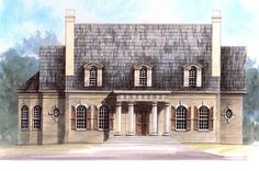 this is an artist's rendering of the house