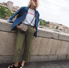 Alexandra Stedman, Weekend In Rome, The Frugality, Khaki Trousers, Mama Style, Cashmere Jumper, Parisian Style, Casual Style, Rome