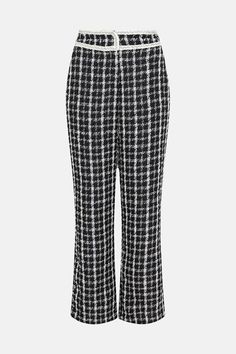 Style: Wide Leg TrousersFabric: TweedLength: Regular Trim Detail, Quick Delivery, Wide Leg Trousers, Wide Leg, Buy Online, Shop Now, Trousers, Trim