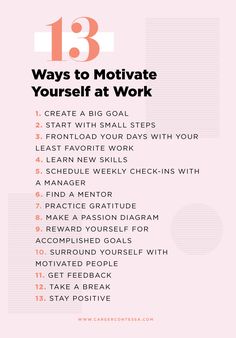 How to Motivate Yourself Ways To Motivate Yourself, Motivation At Work, Struktur Teks, Career Contessa, Work Goals, Career Inspiration, Work Motivation, Robert Kiyosaki, Career Growth