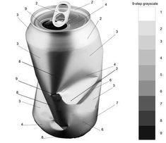 an image of a stainless steel can with labels on the side and labeled parts labelled