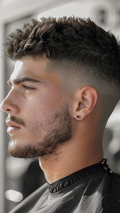 25 Trendsetting Edgar Haircuts for Men Haircut For Men Mid Fade, Haircuts For Men With Long Hair On Top, Best Men’s Hairstyles, Men Hairstyle Fade Medium, New Mens Hairstyles, Medium Skin Fade Haircut Men, Mid Fade Haircut Men With Beard, Disconnected Haircut Mens, Short Mid Fade Haircut Men