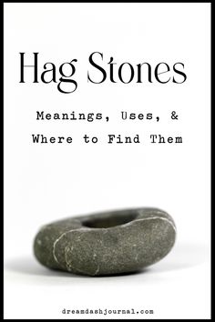 hag stones Hag Stones Magic, Rock With Holes Meaning, Hag Stones Jewelry, Hagstone Meaning, Wishing Rocks Meaning, Hag Stones Meaning, Hag Stone Crafts, Wish Stones, Rock Meanings