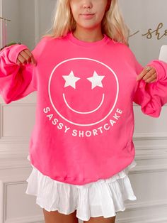 Care Bears Halloween Costume, Hot Pink Sweatshirt, Sassy Shortcake, Random Products, School Dance Dresses, Preppy Girls, Preppy Clothes, Casual Preppy Outfits, Catwalk Fashion