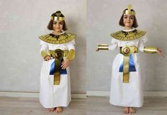 Como hacer un disfraz de egipcia paso a paso con plantillas Ancient Egyptian Dress, Ancient Egypt For Kids, Egyptian Dress, Pharaoh Costume, Teaching Toddlers, Preschool Art Activities, Fantasy Costumes, Diy Costumes, Kids Costumes