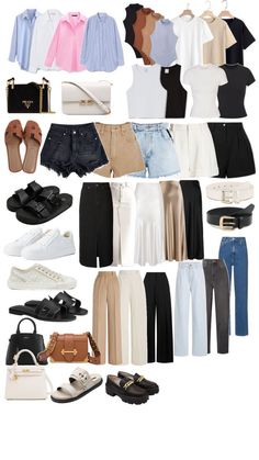 Capsule Wardrobe Women, Capsule Wardrobe Casual, Fashion Capsule Wardrobe, Fashion Top Outfits, Everyday Fashion Outfits, Casual Day Outfits, Easy Trendy Outfits, Wardrobe Outfits, Casual Chic Outfit