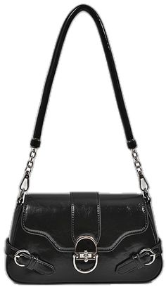 Black Baguette Crossbody Bag With Silver-tone Hardware, Black Rectangular Baguette Bag With Silver-tone Hardware, Black Baguette Bag Satchel With Silver-tone Hardware, Black Flap Shoulder Bag As Fashion Accessory, Black Flap Bag With Silver-tone Hardware For Everyday, Everyday Black Flap Bag With Silver-tone Hardware, Trendy Evening Flap Bag With Metal Hardware, Black Rectangular Flap Bag With Silver-tone Hardware, Trendy Black Formal Flap Bag