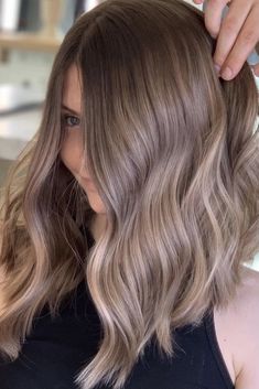 Light Ash Brown Hair, Cold Hair, Ombre Hair Color Ideas, Balayage Straight Hair, Best Ombre Hair, Beige Hair, Ash Hair Color, Hair Blond, Bronde Hair