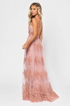 Wedding Guest Dress Mountain Wedding, Blush Pink Dress Formal, Elegant Flowy Pink Floral Dress, Boho Pink Dress, Formal Boho Dress, Pink Feminine Floral Maxi Dress, Boho Prom Dresses, Flowy Pink Lace Maxi Dress, Flowy Pink Floral Print Maxi Dress