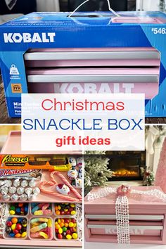 christmas snack box gift ideas for the kids to use in their holiday crafts and gifts