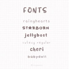 some type of font that is in different colors