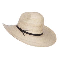 Palm Braid Ranchero Cowboy Hat Western Brimmed Hat With Upf 50+, Western Palm Leaf Hat With Curved Brim, Upf 50+ Fedora Straw Hat For Rodeo, Western-style Handwoven Wide Brim Sun Hat, Beige Western-style Woven Straw Hat, Outdoor Hat, Outback Hat, Safari Hat, Outdoor Hats