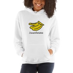 Sweet Banana Hooded Sweatshirt Price: 34.00 #tshirt Cheap Sweatshirts, Cheap Online Shopping, Cheap Hoodies, Muscle Shirts, Cool Graphic Tees, Knit Cuff, Clothing Company, Broccoli, Hooded Sweatshirt