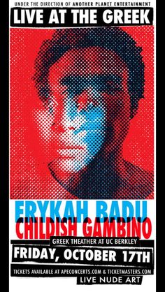 the poster for live at the greek club