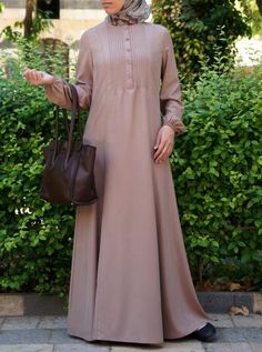 Peach Touch Modal Abaya Abaya Designs, Islamic Clothing, Feminine Dress, Abaya Fashion, Comfortable Dress, Feminine Style, Hijab Fashion, Women's Dresses, Fashion Looks