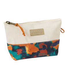 We make this classic canvas pouch right here in Maine - carry it on its own or inside one of our Boat and Totes. 100% cotton canvas. Spot clean. Same durable cotton canvas fabric as our iconic Boat and Tote. Overlapped seams are double-stitched with nylon so they won't rot or break. Zipper pull is made with our Bean Boot laces. Pouch keeps smaller items organized inside your backpack or tote. Stands upright on its own. Made in Maine. | Maine Canvas Zip Pouches, Canvas/Nylon Canvas Travel Pouch With Zipper, Everyday Canvas Pouch With Zipper Closure, White Cotton Pouch For Everyday Use, Outdoor Cotton Canvas Bag With Zipper Closure, Cotton Pouch With Zipper For Everyday Use, Cotton Pouch With Zipper Closure For Everyday Use, Travel Cotton Zipper Pouch, Cotton Travel Pouch, Cotton Pouch With Zipper Pocket For Daily Use