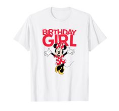 a birthday girl mickey mouse t - shirt