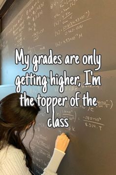 "My grades are only getting higher, I'm the topper of the class" Class Topper, Academic Validation, Vision Board Affirmations, Affirmations For Happiness, Study Inspo, Luck Quotes