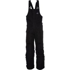 A kid-sized snow pant with adult-style features, the Frontier Insulated Bib helps the groms in our life stay warm and dry as they cut through wind, snow, and low temperatures while getting their laps in on the mountain. Built to last and equipped to handle growth spurts, this pant is our recommendation for keeping your kiddo kicking all season long. Casual Black Pants For Snowboarding, Waterproof Black Pants For Skiing, Waterproof Black Skiing Pants, Functional Black Pants For Winter Sports, Sporty Pants For Snowboarding In Winter, Sporty Winter Pants For Snowboarding, Black Bottoms With Pockets For Ski Season, Black Winter Snowboarding Bottoms, Winter Waterproof Pants For Snowboarding