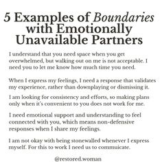 When you stay with a partner who isn’t emotionally available, you hurt yourself. You deprive yourself of the tenderness, consideration and loving care you need so much especially if you have experienced early relational trauma. To start attracting an emotionally available partner or create a more emotionally connected dynamic in your relationship, your number 1 strategy is to commit to your healing journey and to deepen it. Start to HEAL FOR LOVE Do it for yourself. Do it to attract your ... Emotionally Unavailable Partner, Emotionally Connected, Emotionally Unavailable, Healing Journey, Care About You, Emotional Support, I Need You, Number 1, No Response