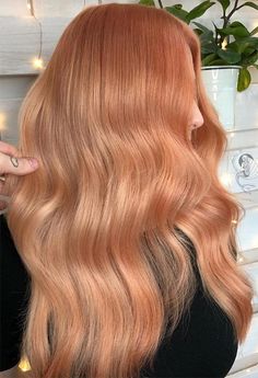 Hair Dye On Brown Hair, Dye On Brown Hair, Peach Hair Dye, Peach Hair Color, Peach Hair Colors, Cheveux Oranges, Peach Hair