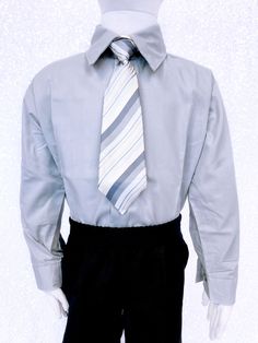 A classic button up dress shirt for formal events! Has long sleeves with a button on the wrist in case you want to roll up the sleeves. Comes with a matching clip-on tie. 100% Cotton BEFORE PURCHASING: Please take a look at all shop policies (located under the shop profile picture) for information on shipping, returns, and international purchases TURN AROUND TIME Takes 2 business days to make dress Domestic Shipping: First Class Shipping/Standard Shipping: 5-7 business days Priority Mail Shippin Elegant Winter Office Shirt, Classic Long Sleeve Shirt For Black Tie Event, Classic Long Sleeve Dress Shirt For Formal Occasions, Formal Collared Shirt For Winter, Formal Collared Winter Shirt, Classic Long Sleeve Formal Dress Shirt, Classic Long Sleeve Shirt For Wedding, Formal Fitted Shirt For Winter, Fitted Formal Shirt For Winter