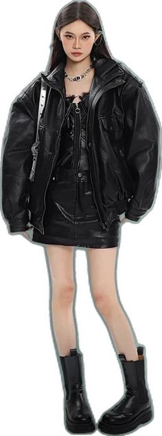 Rogue Wave, Black Faux Leather Jacket, Popular Outfits, Oversized Jacket, Faux Leather Jacket, New Instagram, Faux Leather Jackets, Mandarin Collar, Black Faux Leather