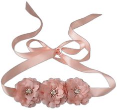 Belt For Dresses, Dresses Bride, Dress Ribbon, Bridesmaid Sash, Bridesmaid Pearls, Dress Unique, For Wedding Dress, Plain Dress, Chiffon Flowers