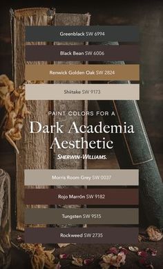 an advertisement for the dark academy astraltic show with books, flowers and candles