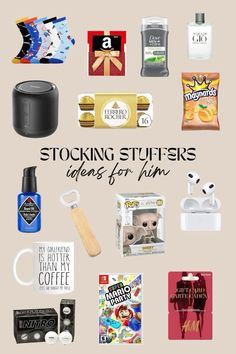 the top ten stocking stuff items for him