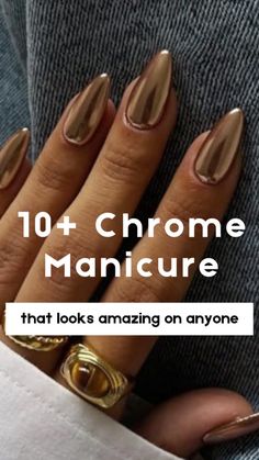 Make your mani shine like never before with these sexy chrome nail ideas! Perfect for any season or event, chrome nails add a bold, futuristic twist to your look. From icy silvers to mesmerizing holographic nails, get ready to glow brighter than a diamond! | nail trends, chrome nails, nail inspo, chrome manicure, chrome nail colors, fun chrome nails, simple chrome nails, chrome nails designs, holographic nails, elegant nails, funky nails, chrome nail designs, metallic nails, ombre chrome nails, mirror nails, mirror nails design, trendy nails, mirror effect nails, nail art designs, glaze nails, glass nails, glazed donut nails, classy nails, cool chrome nails, fun chrome nails, simple nail designs, nails inspiration, chrome nail, gel nails, simple nails.