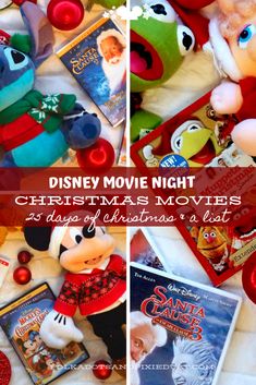 disney movie night christmas movies for kids to play with and learn how to use them