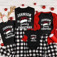 Embrace the holiday spirit in ultimate comfort with our "Personalized Buffalo Plaid Custom Matching Family Tri-Blend T-Shirt." Designed for cozy gatherings and festive fun, these matching family Christmas shirts are perfect for creating unforgettable holiday memories. Whether you're capturing the moment in a family photoshoot, unwrapping gifts on Christmas morning, or simply enjoying the season together, these custom family shirts add a warm and personal touch to your celebrations.

Made from a Family Matching Holiday T-shirt With Letter Print, Family Matching Holiday Crew Neck Tops, Family Matching Letter Print Holiday Tops, Family Matching Holiday Tops With Letter Print, Family Matching Holiday Tops With Graphic Print, Family Matching Graphic Print Tops For Winter, Family Matching Cotton Winter Tops, Family Christmas Tops With Graphic Print, Holiday Family Matching T-shirt With Letter Print