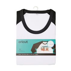 Buy the Cricut® Unisex Adult Raglan Sleeve T-Shirt Blank at Michaels. Let this unisex adult T-shirt be the blank canvas that inspires your next creative project. Let this unisex adult T-shirt be the blank canvas that inspires your next creative project. Use this compatible Infusible Ink™ blank as your base for vibrant, pro-quality heat transfers that last a lifetime! Unlike iron-on heat transfers or heat-transfer vinyl that adheres to your project's surface, Infusible Ink designs become one with Cotton Raglan Sleeve T-shirt With Letter Print, Cotton Graphic Tee With Raglan Sleeves, Basic Cotton T-shirt With Raglan Sleeves, Black Raglan Sleeve Cotton T-shirt, Black Cotton Raglan Sleeve T-shirt, Black Cotton T-shirt With Raglan Sleeve, Unisex Crew Neck T-shirt With Heat Transfer Vinyl, Black T-shirt With Letter Print And Raglan Sleeve, White Cotton Tops With Heat Transfer Vinyl