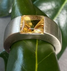 18K White Gold Yellow Buff-Cut Citrine Vintage Cocktail Ring Size 6.5 | eBay Vintage Cocktail Ring, Vintage Cocktail, Vintage Ring, Cocktail Ring, Gold Yellow, Cocktail Rings, Vintage Rings, Citrine, Fine Jewelry