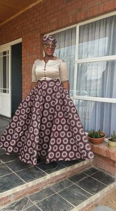 Fancy Gown, South African Traditional Dresses, Shweshwe Dresses, Traditional African Clothing, Maxi Design, Gown Blue, African Skirts