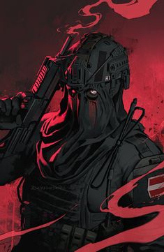 Call Of Duty World, Call Of Duty Ghosts, Red Art, 영감을 주는 캐릭터, Call Of Duty, Game Art, A Man