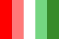 a red, green and white striped background