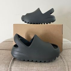 Adidas Yeezy Slide (Infants) Color: Dark Onyx Sku: Id5106 Size: 7k Brand New Authentic Take A Look At Pictures To See What You Would Be Getting. Offers Always Welcomed, Will Ship With Care Adidas Yeezy Slide, Adidas Shoes Yeezy, Yeezy Black, Yeezy Slides, Yeezy Shoes, Shoes Adidas, Adidas Yeezy, Infants, Adidas Shoes