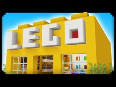 a yellow building with the word lego written on it