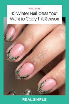 Looking for classy winter nail ideas? These winter nails designs and winter nail colors are sure to give you inspiration for your next salon visit. #nails #naildesigns #winternails #nailideas Winter Nails Designs, Winter Nail Ideas, No Chip Nails, Magnetic Nail Polish, Bears Nails, Winter Manicure, Nail Effects, Rose Gold Sparkle