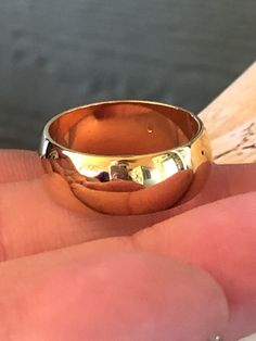 Vintage Gold Tone Mix Metal Alloy Unisex Wedding Band Size 6.75 Store NO 24 Classic Adjustable Wide Band Ring For Wedding, Classic Adjustable Wide Band Wedding Ring, Rose Gold Wide Band Ring For Wedding, Minimalist Gifts, Mixed Metals, Gold Style, Vintage Finds, Vintage Gold, Wedding Band