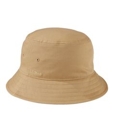 With classic bucket hat styling and cool, lightweight cotton fabric, this will be your go-to companion all summer long. Slightly Fitted. Shell is 100% cotton twill. Sweatband is 60% polyester/40% CoolMax® polyester mesh. Handwash, dry flat. Brim is just the right width to keep the sun out of eyes without impairing your vision. Classic bucket hat styling. Imported. | Adults' Cotton Bucket Hat Beige Cotton Bucket Hat With Short Brim, Beige Cotton Bucket Hat For Outdoor, Beige Canvas Bucket Hat For Summer, Summer Beige Canvas Bucket Hat, Summer Canvas Cap, Casual Beige Canvas Bucket Hat, Classic Cotton Bucket Sun Hat, Classic Cotton Bucket Hat, Casual Lightweight Cotton Bucket Hat