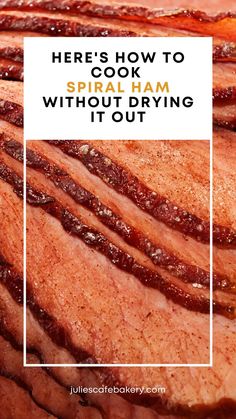 there's how to cook a steak without drying it out