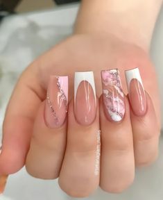 Natural Color Nails With Design, Quinceanera Nails, Queen Nails, Manicure Nail Designs, Romantic Nails, Red Acrylic Nails, Vintage Nails, Nails Now