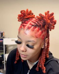 Hairstyle Dreads For Women, Style Starter Locs Black Women, Women Loc Retwist Styles, Loc Styles Female, Halo Style With Locs, Loc Styles For Short Thick Locs, Dread Loc Styles Women, Loc Styles For Back To School, Locs In Cornrows