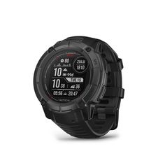 Why just carry out the mission? Own it with Instinct® 2X Solar – Tactical Edition. This bold, rugged GPS smartwatch is built to U.S. military standard (MIL-STD-810), water-rated to 10 ATM and features solar charging for unlimited battery life in smartwatch mode when exposed to 3 hours of direct sunlight (50,000 lux) per day. Dedicated tactical features, such as night vision goggle compatibility, waypoint projection and dual-position GPS format, keep you mission-ready. Stealth mode lets you go da Garmin Instinct, Solar Watch, Altimeter, Mobile Payments, Solar Charging, Wearable Technology, Zulu, Led Flashlight, Battery Life