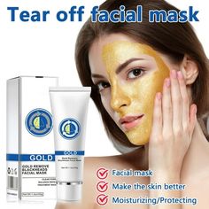 Makeup Clearance Under $5 Facial Mask Gold Peel Off Mask Blackhead Removal Mask For Anti-Wrinkle And Anti-Aging Facial Care Gold Brightening And Firming Size: One Size.  Color: White. Blackhead Removal Mask, Collagen Skin Care, Exfoliating Face Mask, Black Head Remover Mask, Blackhead Mask, Anti Aging Mask, Acne Oil, Hydrating Facial, Blackhead Removal