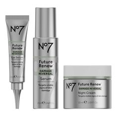 Future Renew™ Damage Reversal Skincare Kit No 7 Products Anti Aging, No 7 Products, No7 Makeup, No7 Skincare, Night Face Cream, Skincare Kit, Skincare And Makeup, Cream Serum, Skin Dryness